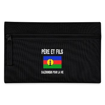 père et fils papa calédonien nouvelle-calédonie - Trousse - noir - Devant