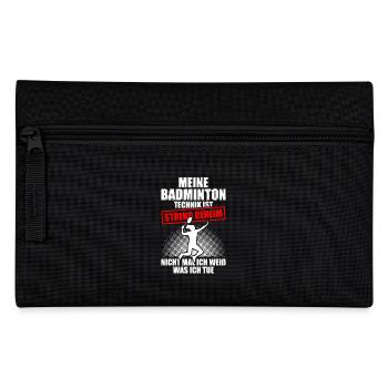 Ma technique de badminton Joueur de badminton - Trousse - noir - Devant