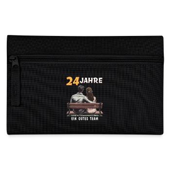 24 YEARS A GOOD TEAM MAN WOMAN - Pencil Case - black - Front