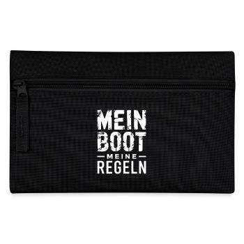 Mein Boot Meine Regeln - Federtasche - Schwarz - Vorne