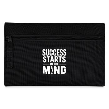 Success Starts In The Mind Entrepreneur Motivation - Pencil Case - black - Front