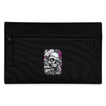 DEATH Skull Comic – Horror Graphic Design - Pencil Case - black - Front