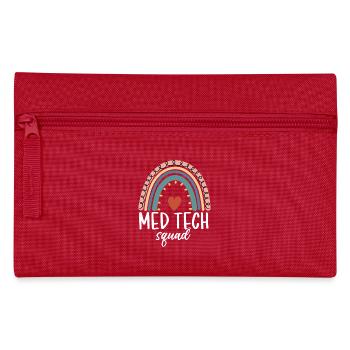 Med Tech Squad Boho Arc-en-ciel Drôle Laboratoire médical - Trousse - rouge - Devant