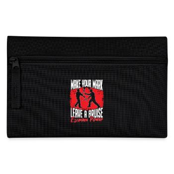 Escrima Power Arnis Kampfsport - Federtasche - Schwarz - Vorne