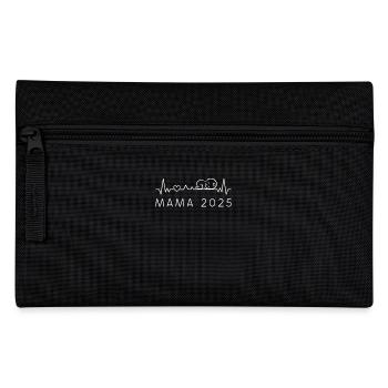 Mom 2025 Baby Heartbeat Frequency Pregnancy - Pencil Case - black - Front