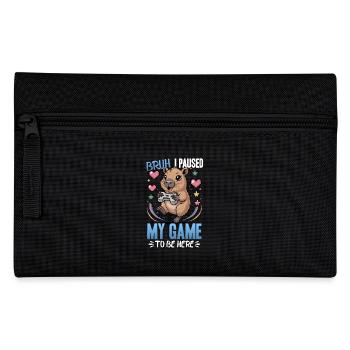 Capybara Gamer Gaming - Federtasche - Schwarz - Vorne