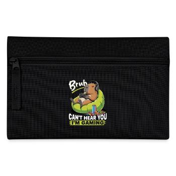 Capybara Gamer Gaming - Federtasche - Schwarz - Vorne