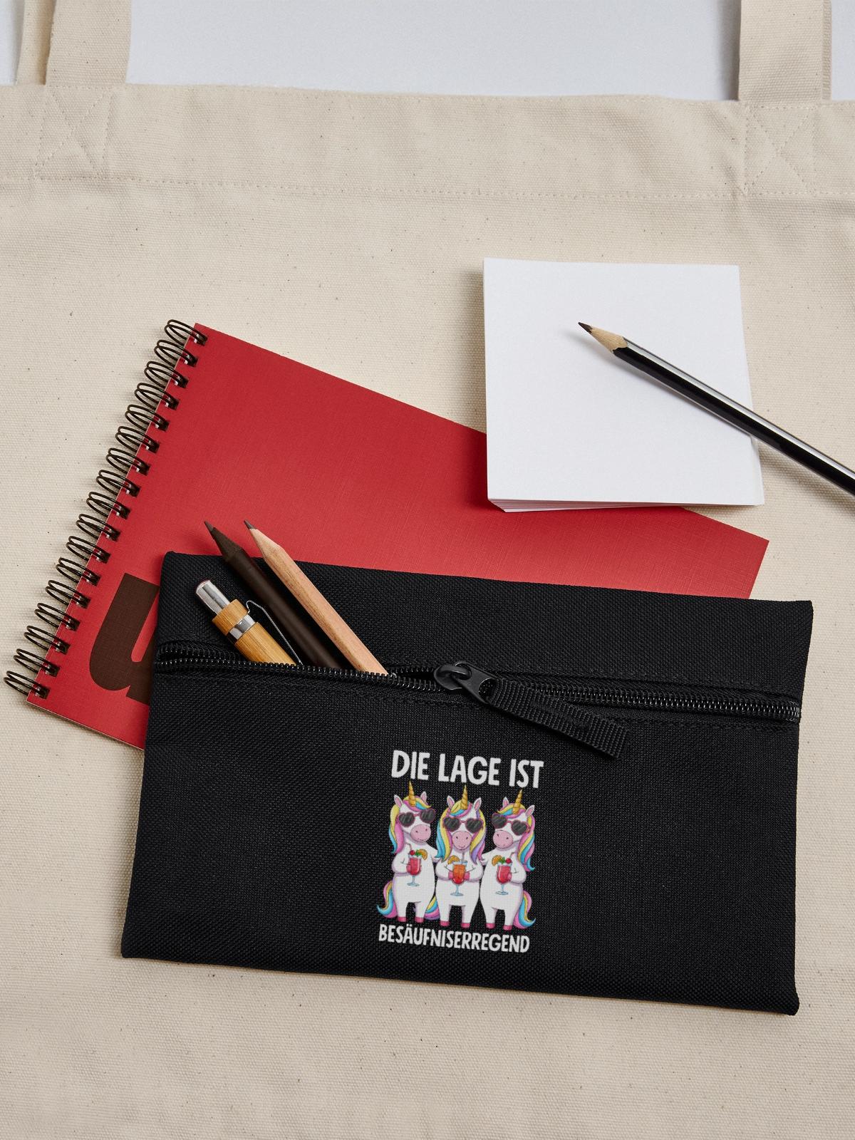 The situation is drunkenness - Pencil Case - black - Front