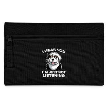 Old English Sheepdog Saying Joke Sheepdog Gift - Pencil Case - black - Front