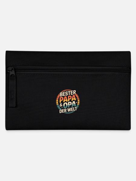 Bester Papa & Opa Der Welt Vintage - Federtasche - Schwarz