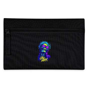 Stay High Skull – Zombie néon psychédélique - Trousse - noir - Devant