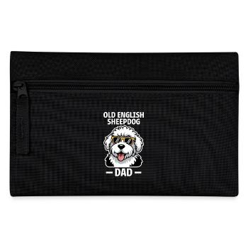 Old English Sheepdog Saying Joke Sheepdog Gift - Pencil Case - black - Front