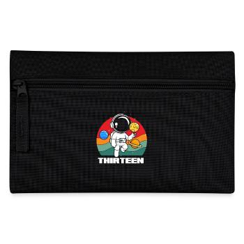Space adventures for thirteen-year-olds - Pencil Case - black - Front