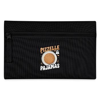 Pizzelle Waffle - Italian Waffles - Pencil Case - black - Front