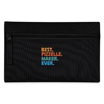 Pizzelle Waffle - Italian Waffles - Pencil Case - black - Front