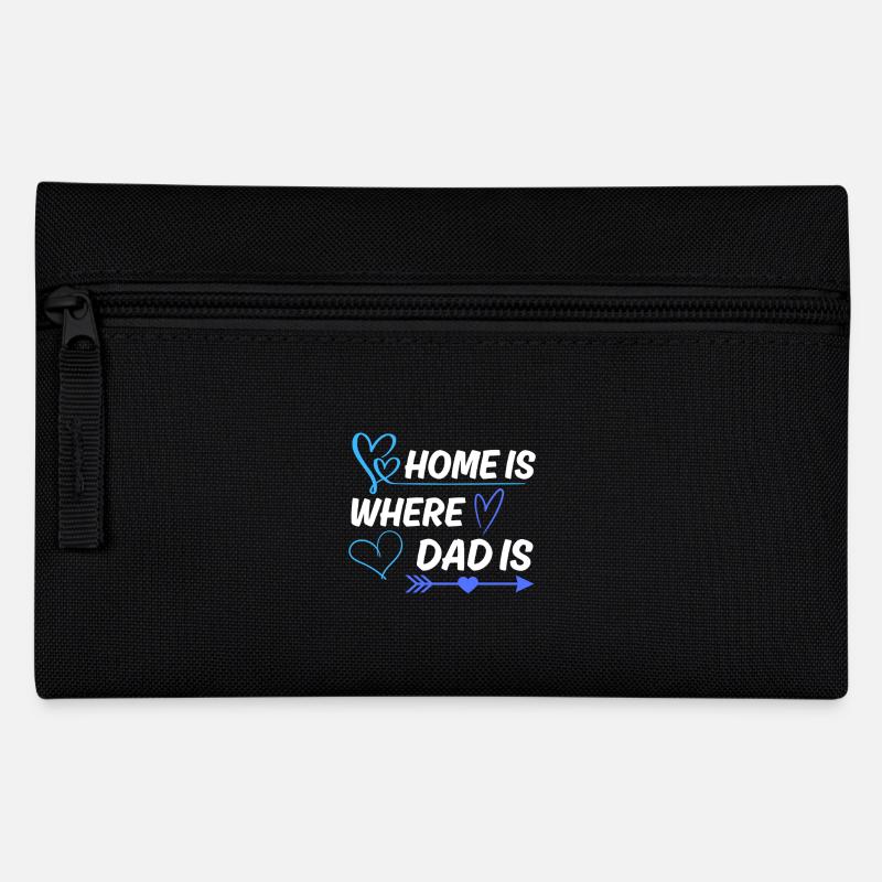Papa Spruch Design zum Vatertag - Federtasche - Schwarz