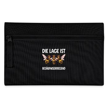 Die Lage Ist Besäufniserregend - Federtasche - Schwarz - Vorne