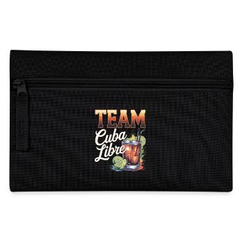 Cocktail Barkeeper Team Cuba Libre - Federtasche - Schwarz - Vorne