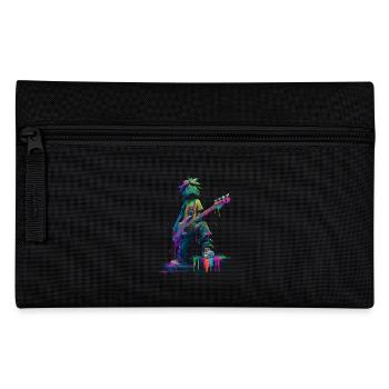 Bande dessinée Bassiste Street Art Coloré Musique Design - Trousse - noir - Devant