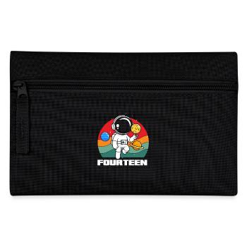 Astronaut Space Adventure Fourteen - Pencil Case - black - Front