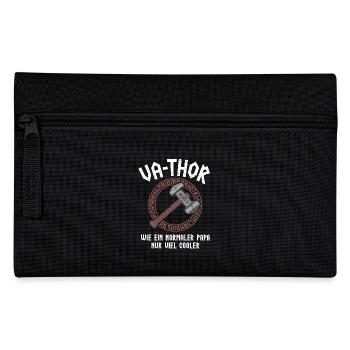 Papa Vater Thor Cool Vatertag Geschenk - Federtasche - Schwarz - Vorne