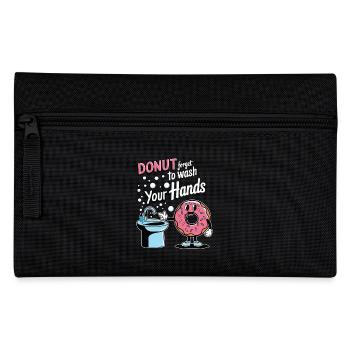 Donut Forget to Wash Your Hands - Federtasche - Schwarz - Vorne