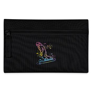 Snowboarder Snowboarding Snowboard - Federtasche - Schwarz - Vorne