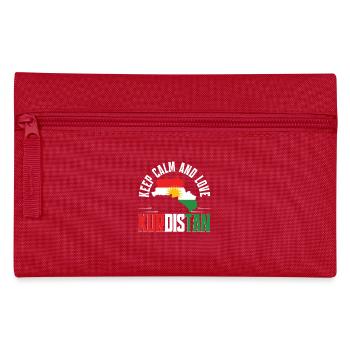 Les Kurdes gardent leur calme et aiment le Kurdistan - Trousse - rouge - Devant