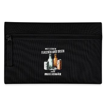 BECOMING A MILLIONAIRE WITH BOTTLES AND CANS - Pencil Case - black - Front