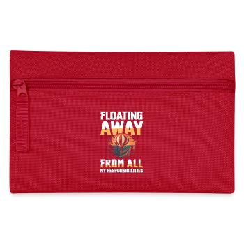 Floating away from all obligations - Pencil Case - red - Front