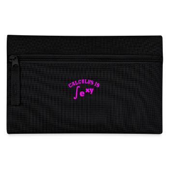Mathe Mathematik mathematisch Mathematiker - Federtasche - Schwarz - Vorne