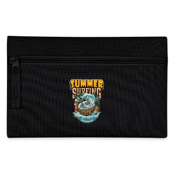 Le paradis du surf en été - Trousse - noir - Devant