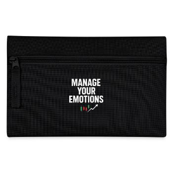 Stock Trader Trading Mindset: Manage Your Emotions - Federtasche - Schwarz - Vorne