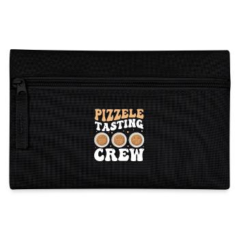 Pizzelle Waffle - Italian Waffles - Pencil Case - black - Front