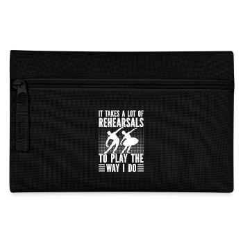 Theater A Lot Rehearsals To Play I Do Actor - Pencil Case - black - Front