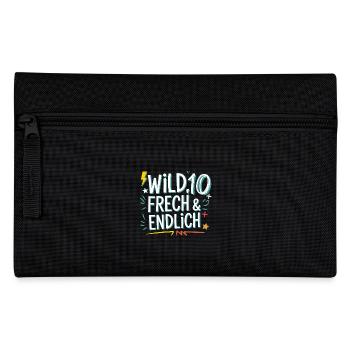 Sauvage, effronté et enfin 10 ans 10e anniversaire - Trousse - noir - Devant