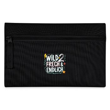 Sauvage, effronté et enfin 2 ans 2e anniversaire - Trousse - noir - Devant