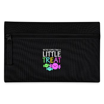 Gender Reveal Halloween Mom-to-be - Pencil Case - black - Front
