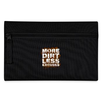 More dirt Schlammlauf Mud Run Muddy Race - Pencil Case - black - Front