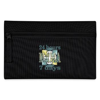 24 hours 7 days MAMA - Federtasche - Schwarz - Vorne