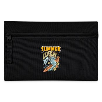Summer Catch the Wave - Pencil Case - black - Front
