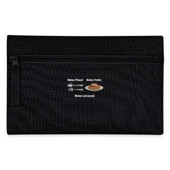 Spaghetti Bolognese Pinsel Farbe Leinwand Pasta - Federtasche - Schwarz - Vorne