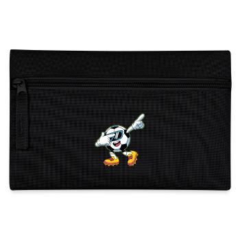 Dabbing Fußball Lustiger Fußball - Federtasche - Schwarz - Vorne