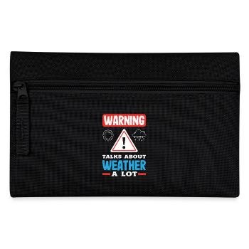 Météorologie amusante Passionnés de météo - Trousse - noir - Devant
