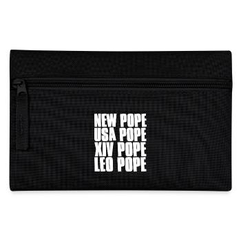Texte du Pape Jeu de mots Leo USA - Trousse - noir - Devant