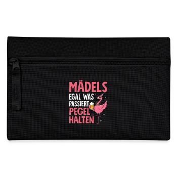 Girls no matter what happens Maintain levels - Pencil Case - black - Front