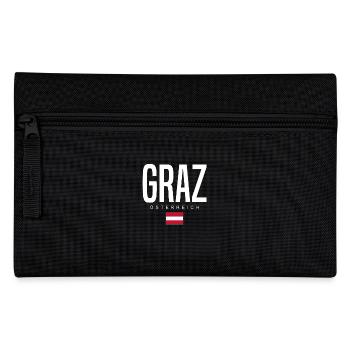 Graz Österreich - Federtasche - Schwarz - Vorne