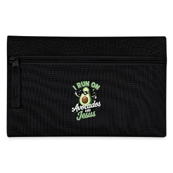 Cool avocado for Christians - Pencil Case - black - Front