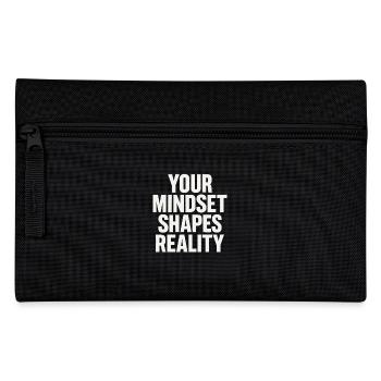 Your mindset shapes reality - Pencil Case - black - Front