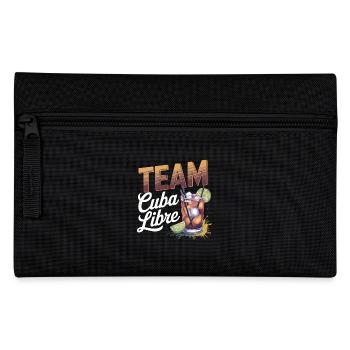 Cocktail Barkeeper Team Cuba Libre - Federtasche - Schwarz - Vorne